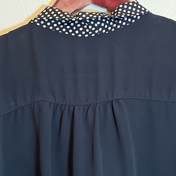 *3/$15* XXI Forever 21 Black Short Sleeve Blouse - Picture 8 of 12